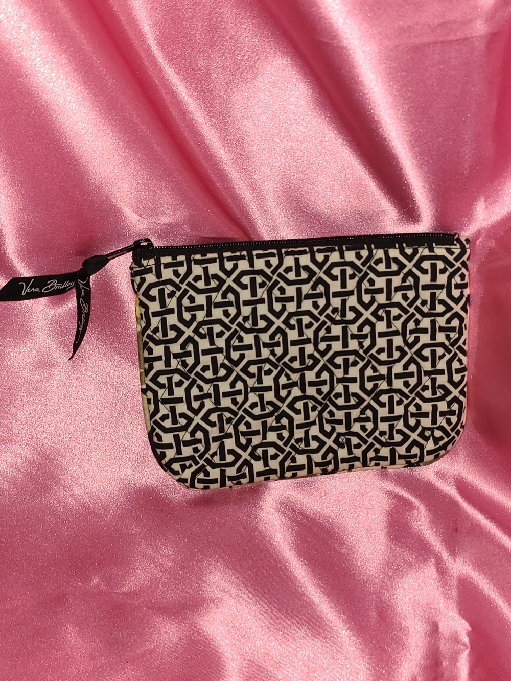 Vera Bradley Black & White Geometric Cosmetic Pouch